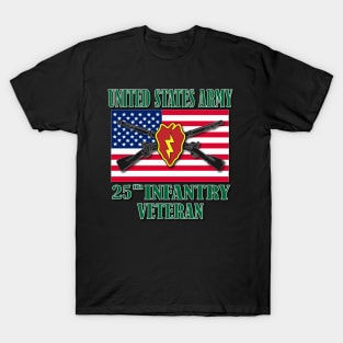 25th Infantry Division- Veteran T-Shirt